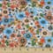 Fabric Merchants Retro Floral Double Brushed Stretch Fabric